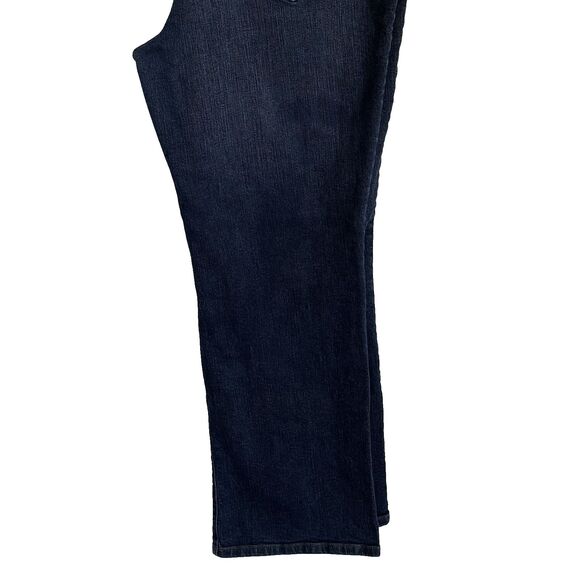 NEW Lands' End Women’s Sz 16W Original Fit Bootleg Jeans (37X30) Stretch Denim - Picture 9 of 15